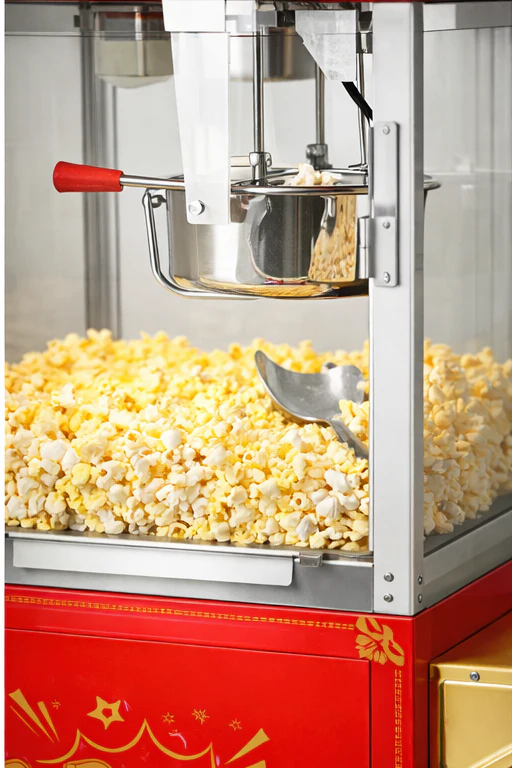 Kernels and Cones popcorn machine at a Toronto event
