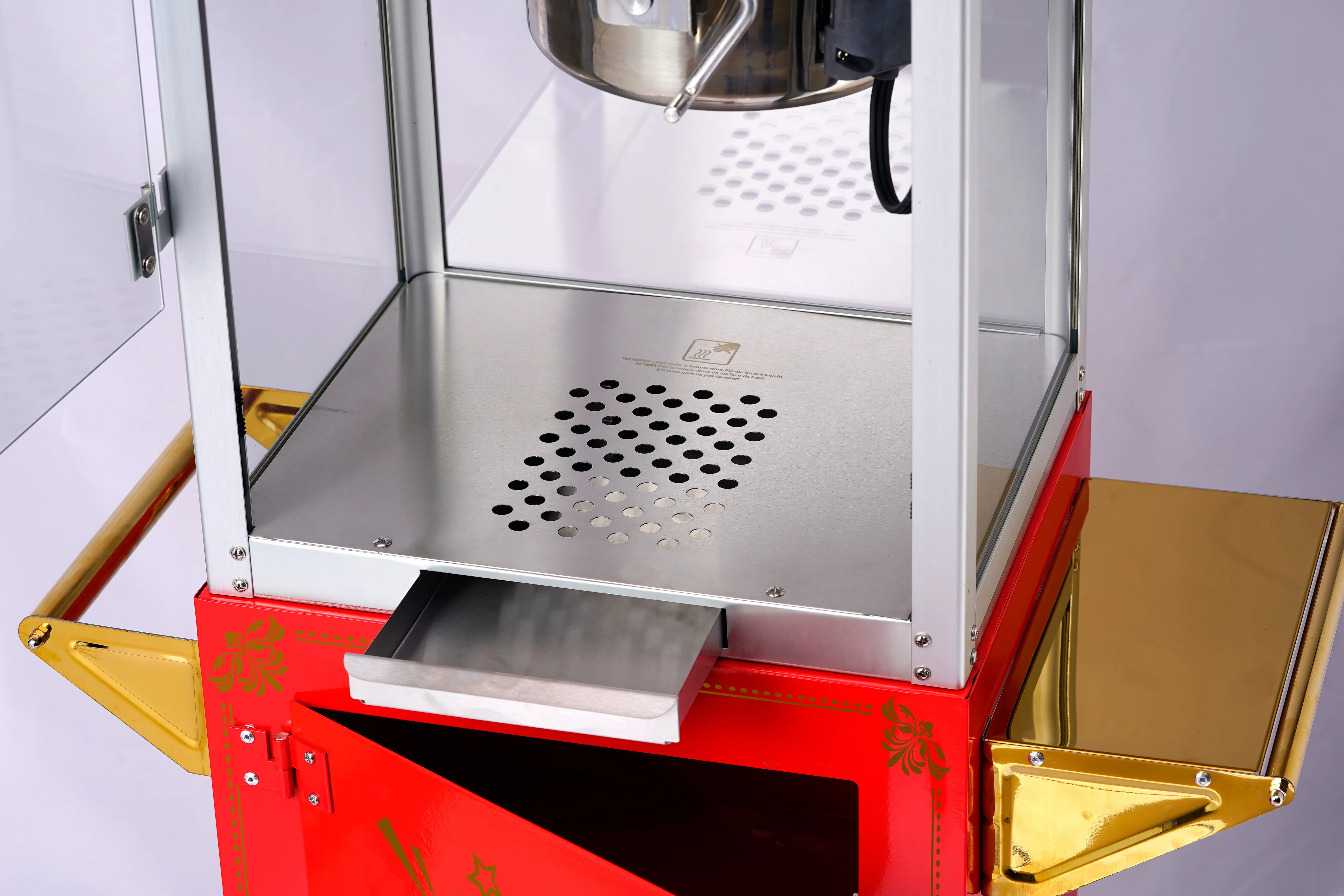 Theatre-style popcorn cart setup at a GTA event