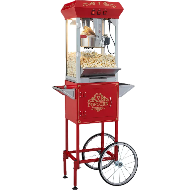 Popcorn machine rental, theatre-style cart