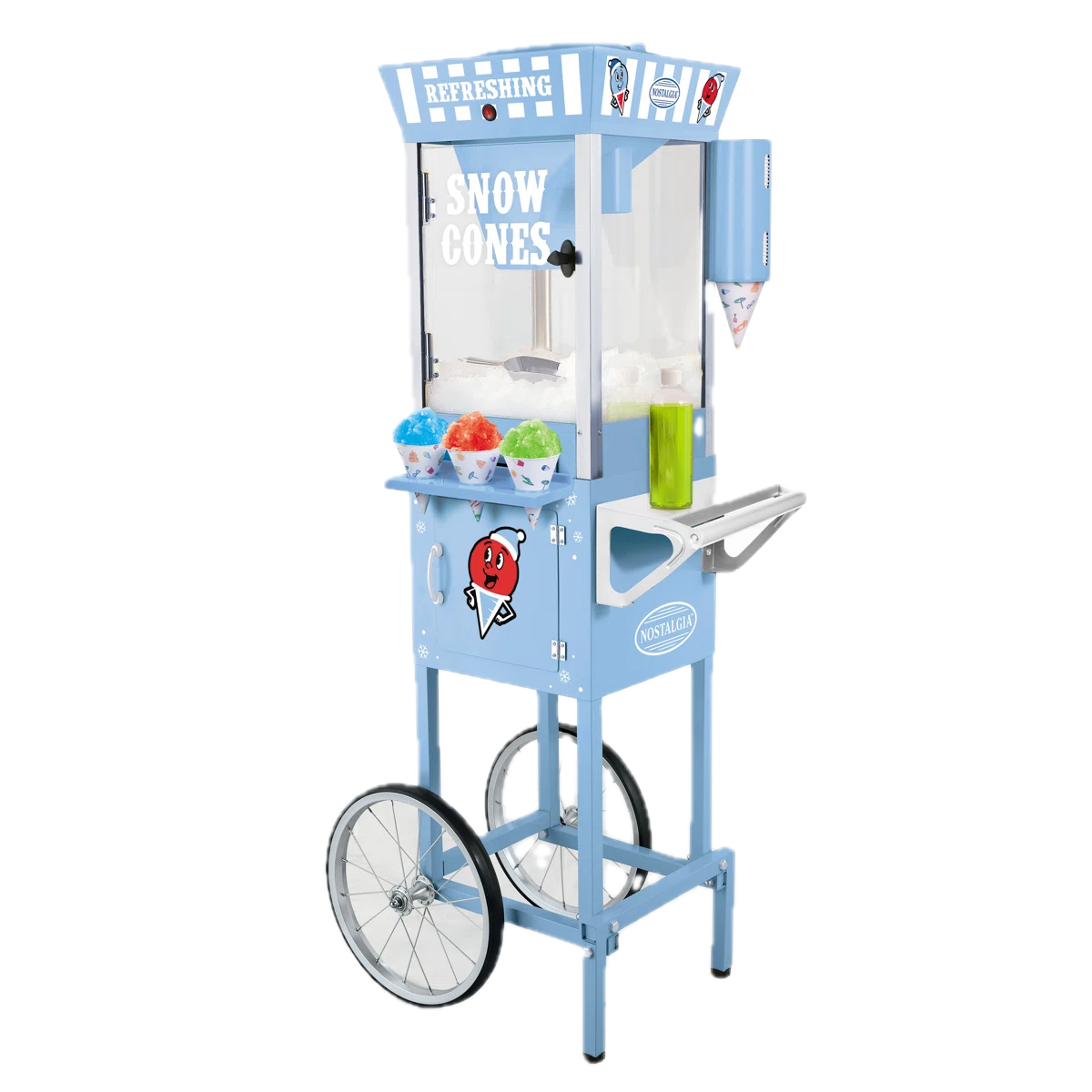 Kernels and Cones snow cone setup at a Toronto event