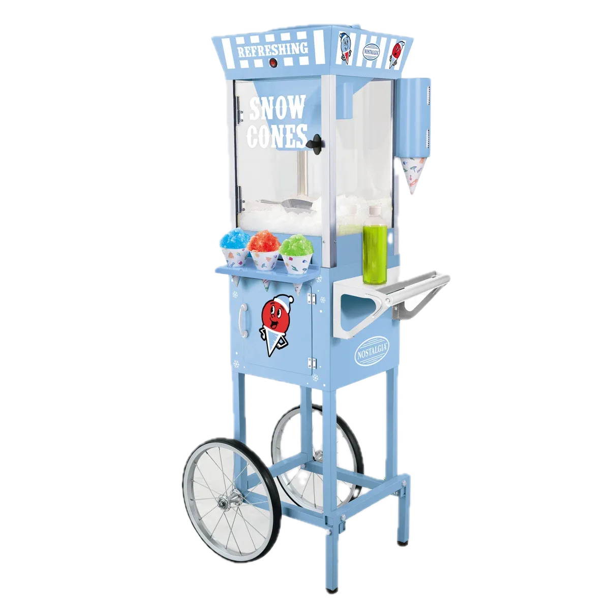 Kernels and Cones snow cone setup at a Toronto event