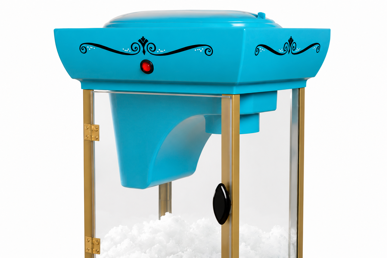 Shaved-ice snow cone served fresh at an event